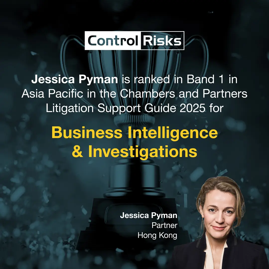 Jessica Pyman ranked in band 1 for business intelligence