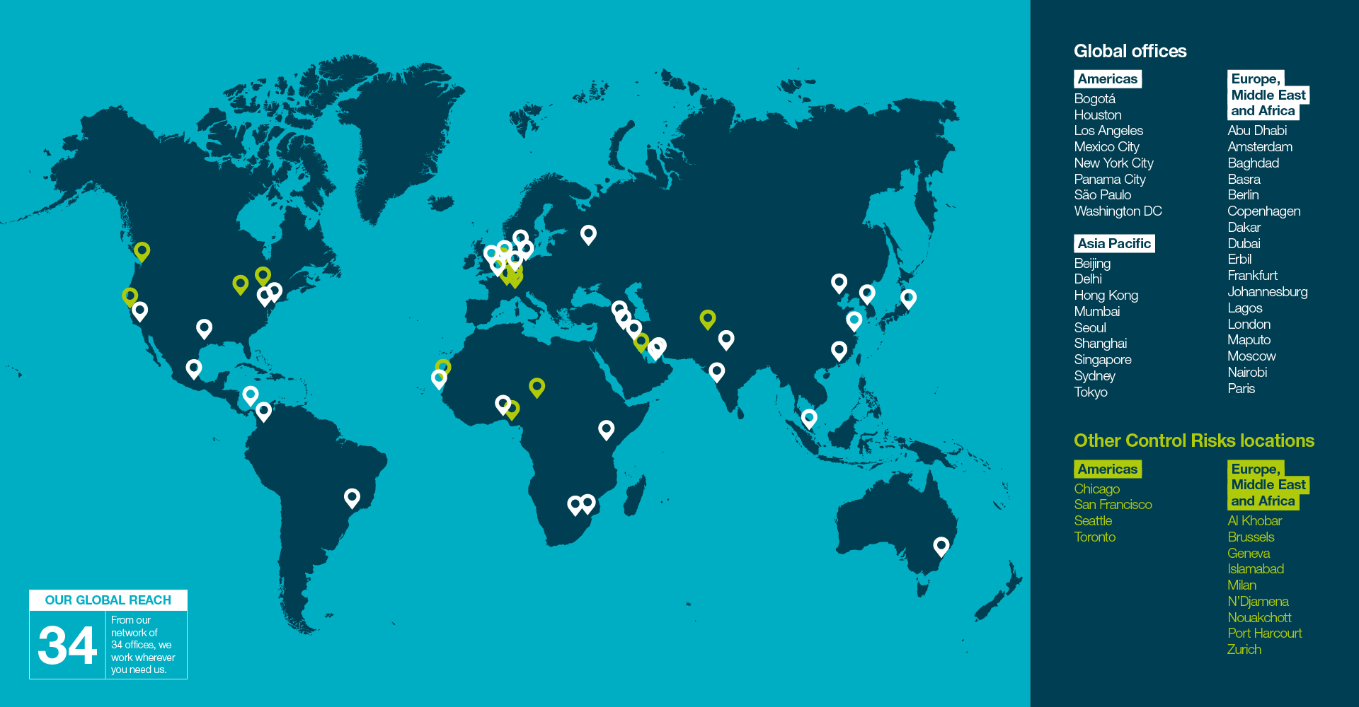 Unsere Standorte weltweit